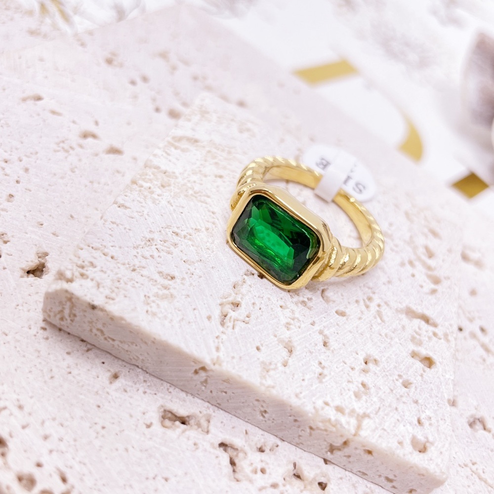 Stainless Steel Gold Ring